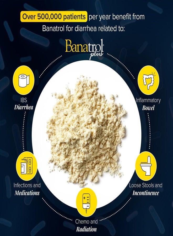 Medtrition Banatrol® Natural Anti-Diarrheal with Prebiotics, Relief from Chronic Diarrhea, IBS, Recurring Diarrhea, Clinically Supported Medical Food, Non-Constipating 90 Servings (Pineapple) - Image 5